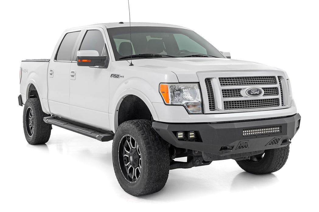 Rough Country HD2 Aluminum Running Boards - Super Crew Cab | Ford F-150 2WD/4WD (2009-2014)