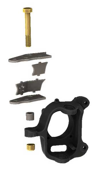 2009-2016 Ford Superduty Dana 60 Weld On Crossover High Steer Arms