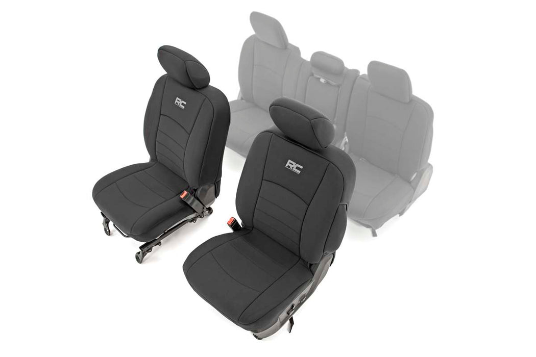 Rough Country Seat Covers, Dodge Ram 1500 (2009-2010)/Ram 1500 (2011-2018)/2500 (2011-2018)/3500 (2011-2018)