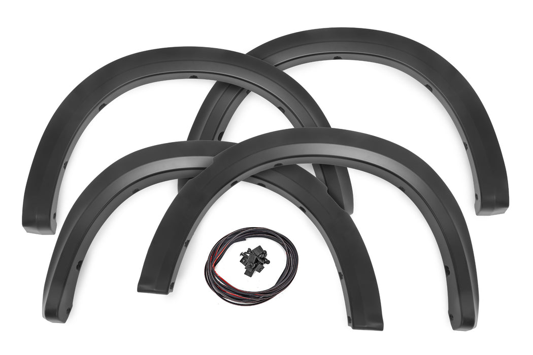 Rough Country Fender Flares - Sport - Plastic Bumper | Ram 1500 2WD/4WD (2010-2018 &amp; Classic)