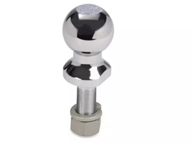 Trailer Hitch Ball, 2 in Ball, 1 in Shank, Chrome
