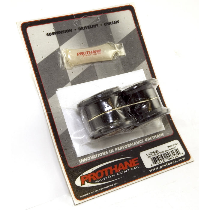 Rugged Ridge Suspension Track Bar Bushing Kit | Rear, Black | Jeep Wrangler TJ (1997-2006) | P/N 1-1206BL