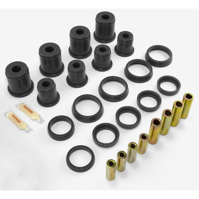 Rugged Ridge Suspension Control Arm Bushing Kit | Front, Black | Jeep Wrangler TJ (1997-2006) | P/N 1-204BL
