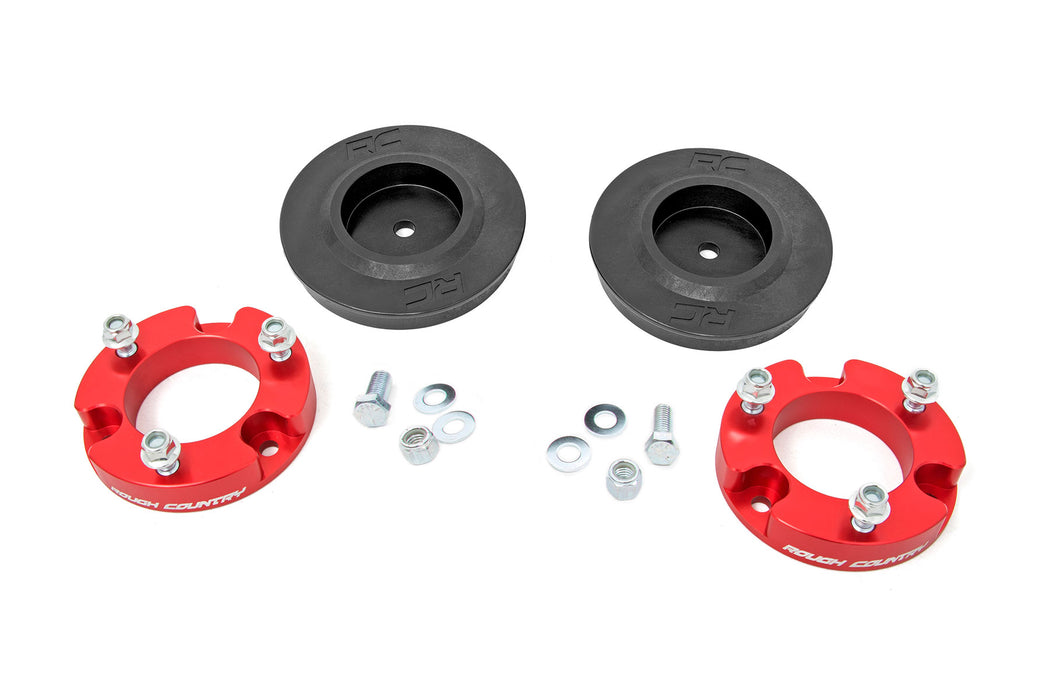 Rough Country 2 Inch Lift Kit - Red Spacers | Toyota 4Runner 2WD/4WD (2010-2024)