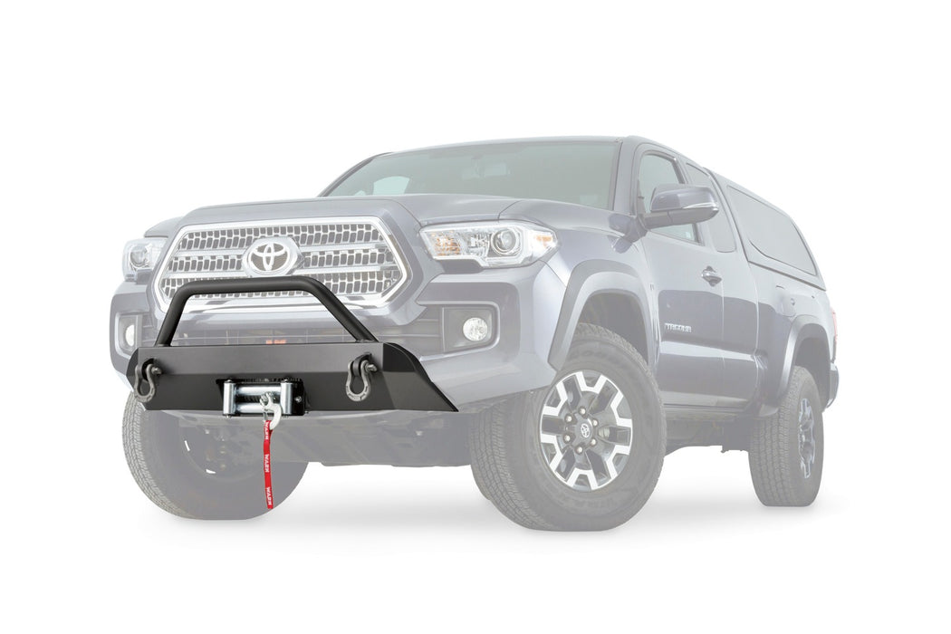 WARN Semi-Hidden Winch Mount with Grille Guard | Toyota Tacoma (2016-2023)