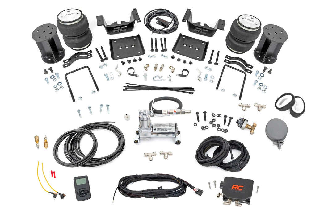 Rough Country Air Spring Kit w/compressor - Wireless Controller - 6-7.5 Inch Lift Kit | Chevy/GMC 1500 (07-18)