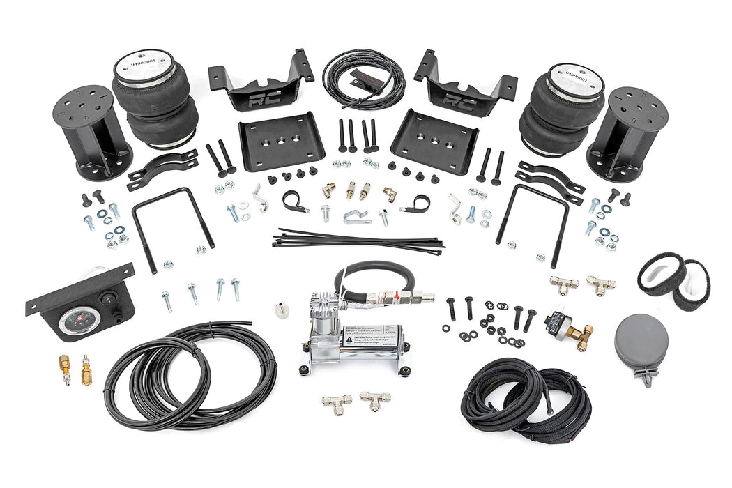 Rough Country Air Spring Kit w/compressor - 6-7.5 Inch Lift Kit | Chevy/GMC 1500 (07-18 & Classic) | P/N 100056C
