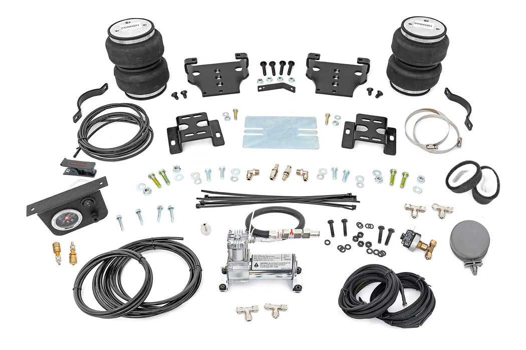 Rough Country Air Spring Kit w/compressor - 0-6" Lift | Chevy/GMC 2500HD (01-10)