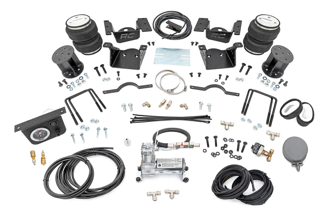 Rough Country Air Spring Kit w/compressor - 7.5 Inch Lift Kit | Chevy/GMC 2500HD/3500HD (11-19)