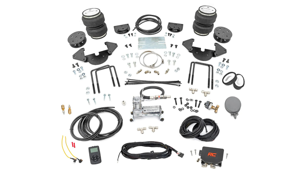 Rough Country Air Spring Kit w/compressor - 4-6 Inch Lift Kit - Wireless Controller | Chevy/GMC 1500