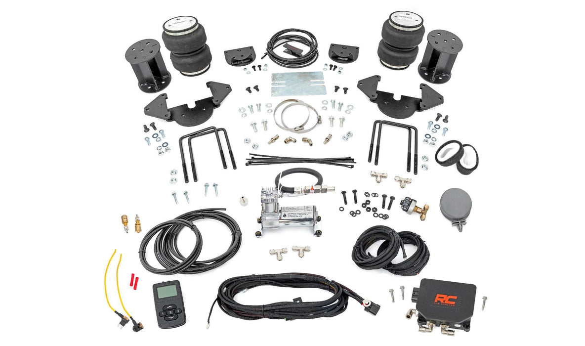 Rough Country Air Spring Kit w/compressor - Wireless Controller | Chevy/GMC Sierra/Silverado 1500 (19-25)