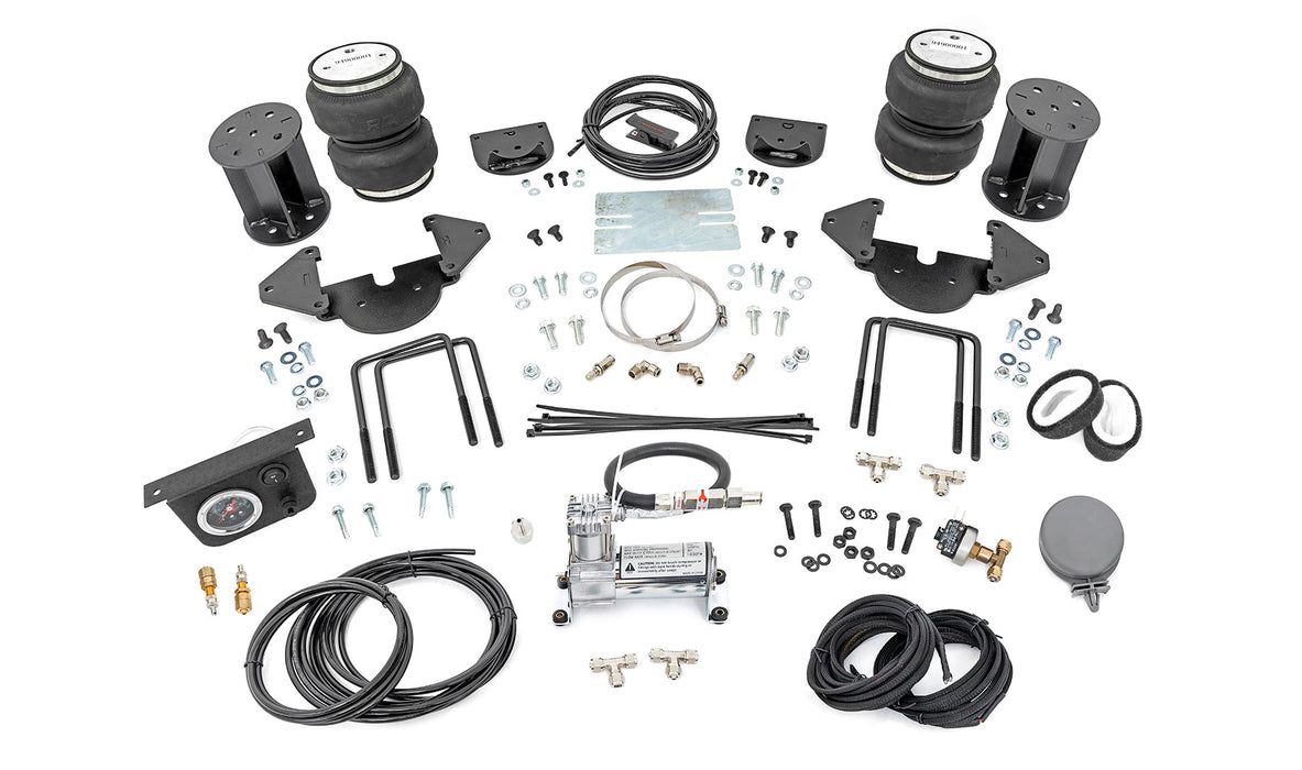 Rough Country Air Spring Kit w/compressor - 4-6 Inch Lift Kit | Chevy/GMC Sierra/Silverado 1500 (19-25)
