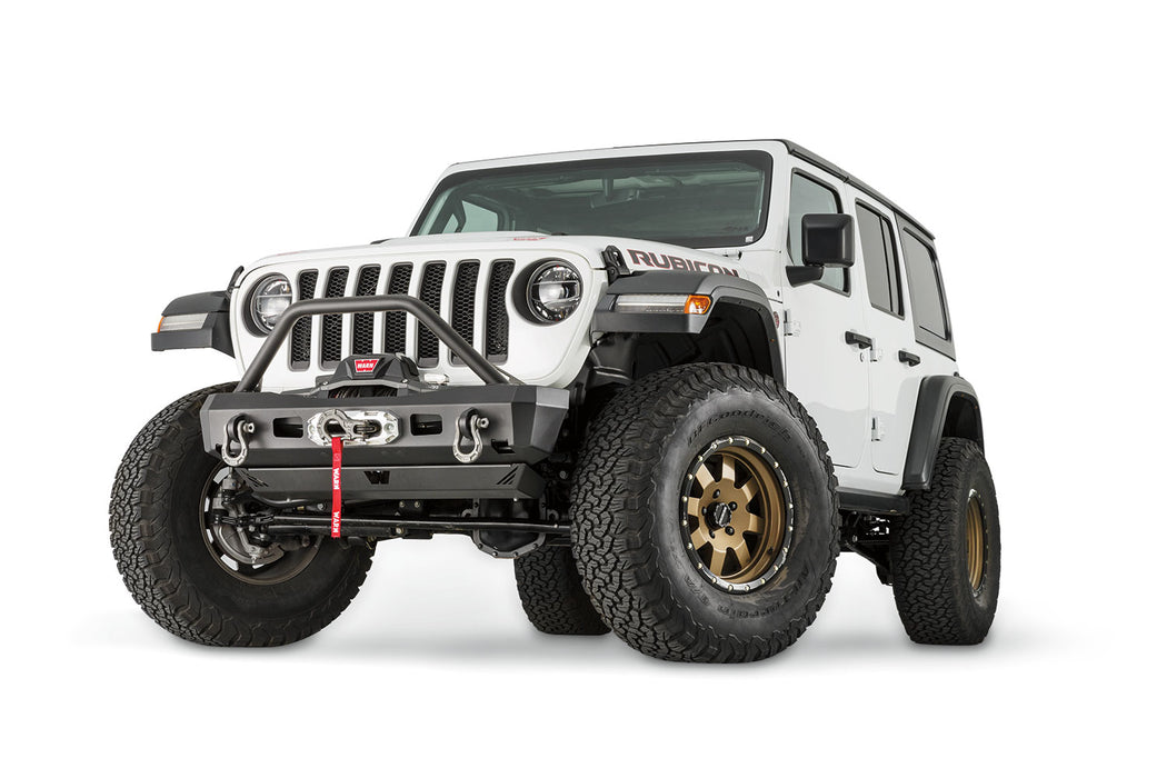 ELITE STUBBY FRONT BUMPER JEEP JL / JT WITH GRILLE GUARD