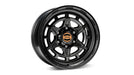 WARN Epic Diamond Cutter Wheel, Black 6 Lug