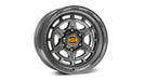 WARN Epic Diamond Cutter Wheel, Gray 6 Lug