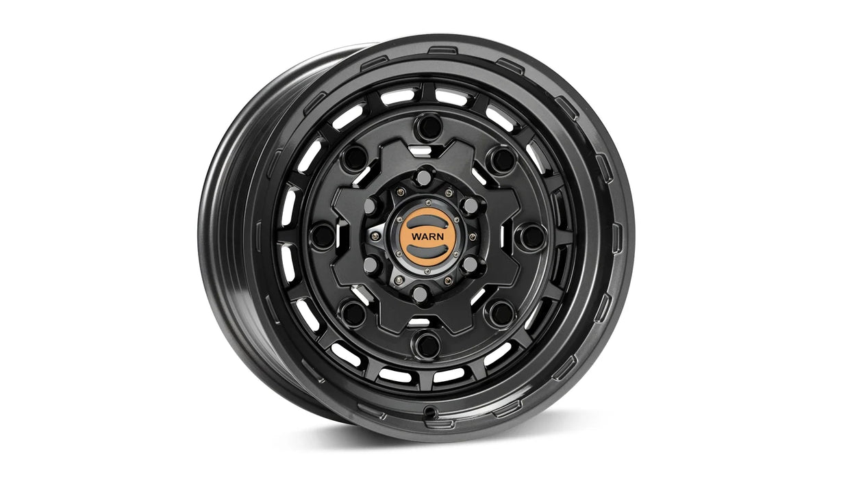 WARN Epic Jackhammer Wheel, Black 6 Lug