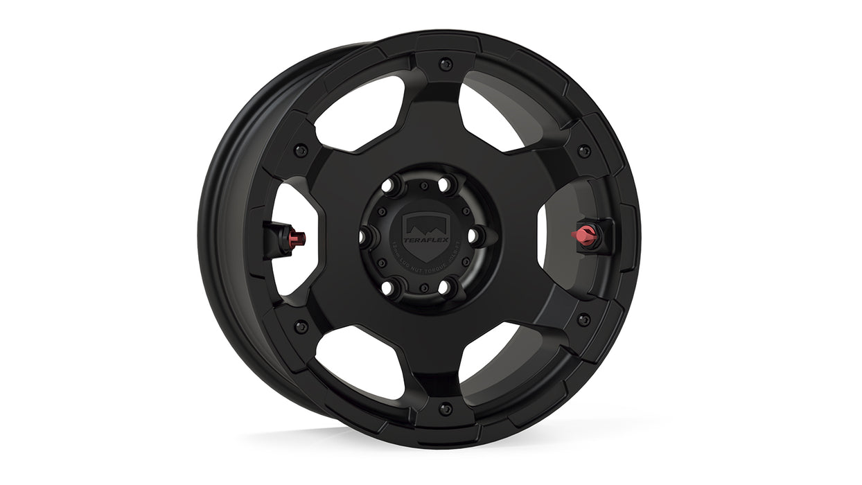 Nomad Off-Road Wheel Deluxe 6x139mm Metallic Black TeraFlex