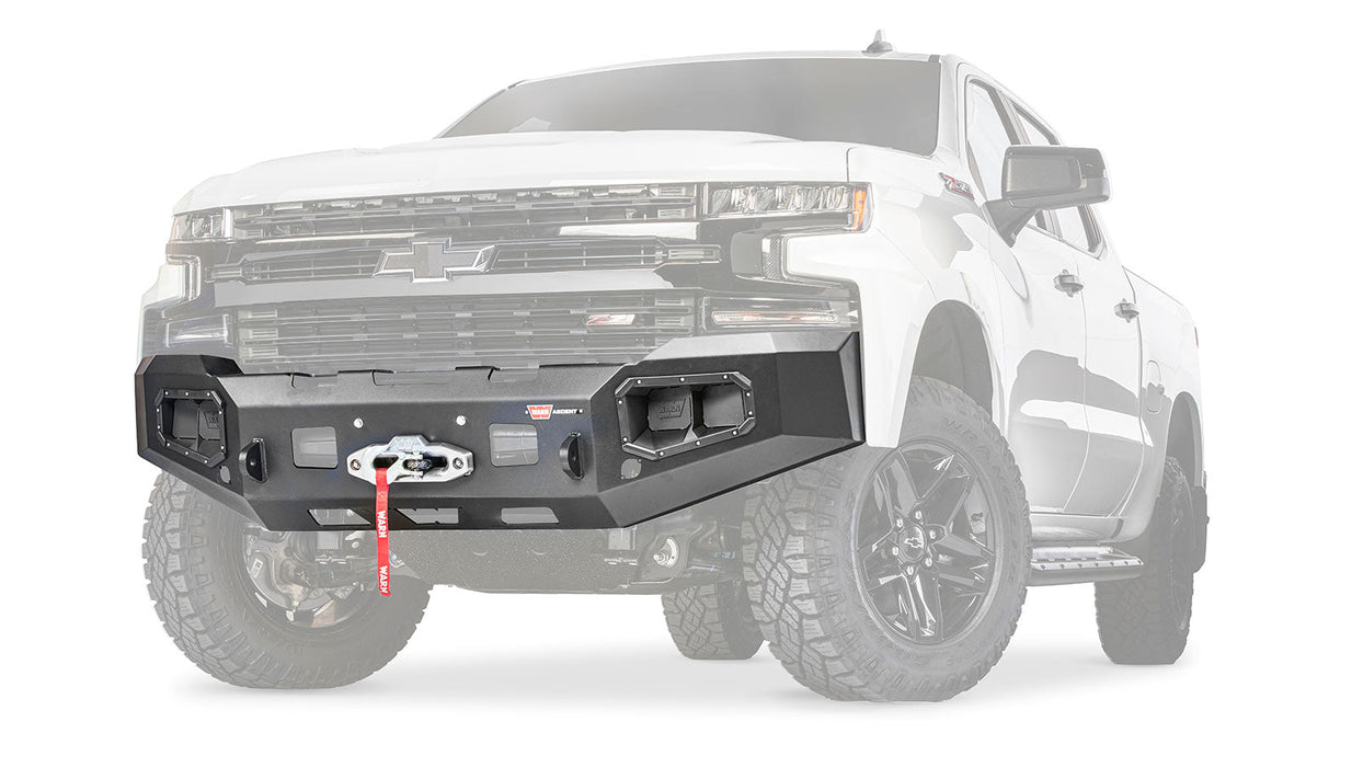 WARN Ascent Front Bumper, Chevrolet Silverado 1500 (2019-2022), view 2