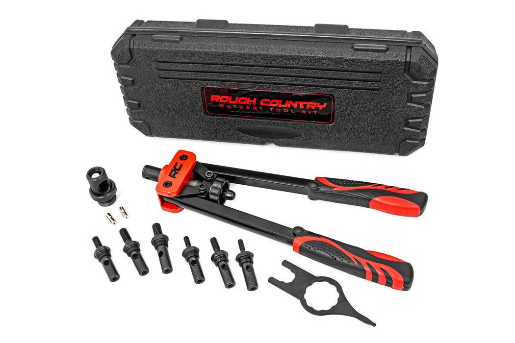 Rough Country Nutsert Toolkit - 10 Piece System W/Quick Change Mandrel Set