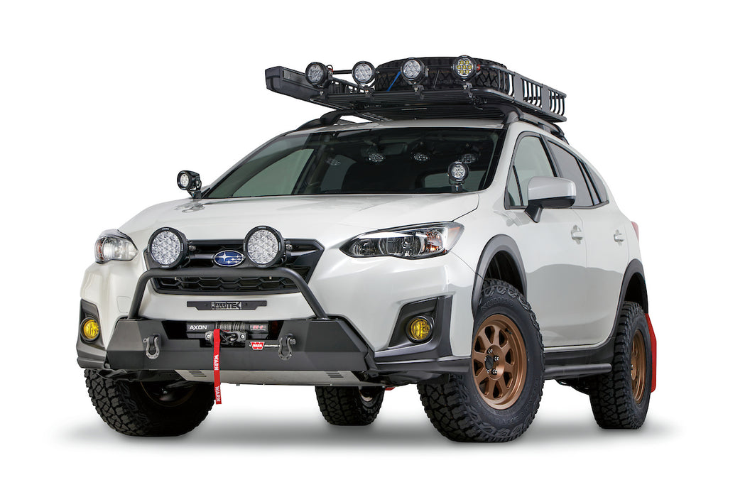 WARN Grille Guard Tube with Light Mounting Tabs | Subaru Crosstrek / 2019-2021 Subaru Forester Semi-Hidden Kit (2018-2020)