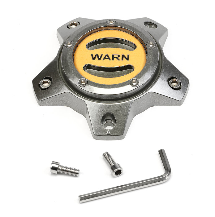 REPLACEMENT WHEEL CENTER CAP - GRAY/GOLD 5 LUG
