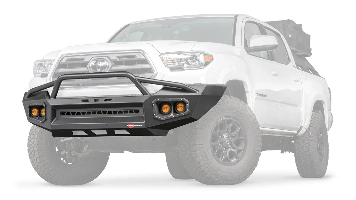 WARN Ascent XP Front Bumper, Toyota Tacoma (2016-2021), view 2