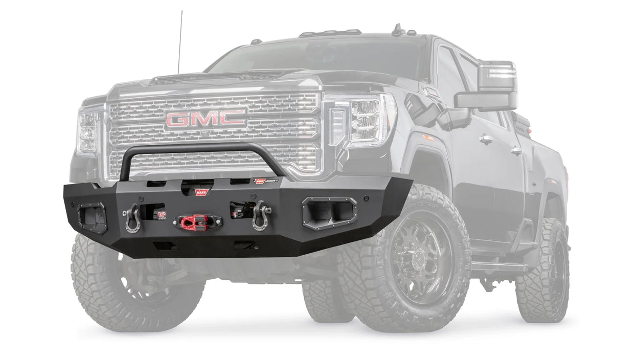 WARN Ascent Front Bumper, GMC Sierra 2500/3500 HD (2020-2023), view 4
