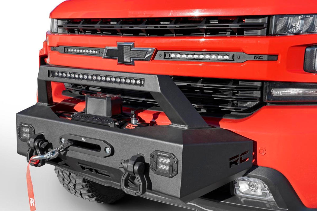 Rough Country EXO Winch Mount Kit | Chevy Silverado 1500 2WD/4WD (2019-2022)