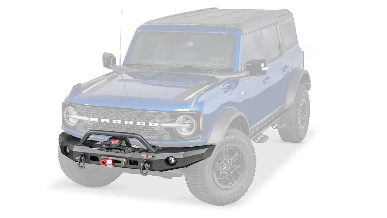 WARN Elite Front Bumper with Prerunner Grille Guard, Ford Bronco (2021-2026), view 4