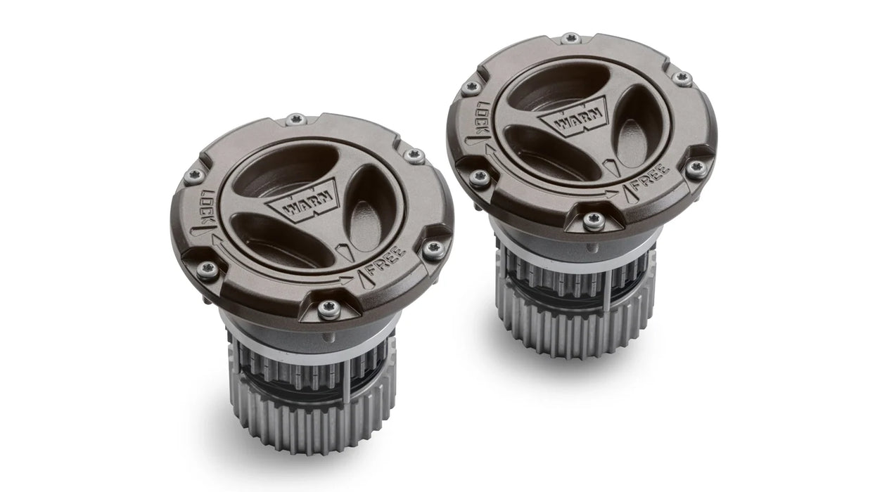WARN Locking Hubs, Argent Gray, Ford Super Duty 35-Spline