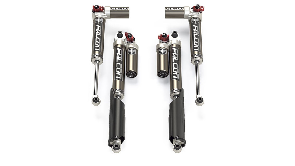 FALCON SP2 3.3 Fast Adjust Piggyback Shock Kit | 0-1.5" Lift, 4dr, EcoDiesel/4xe/392 | Jeep Wrangler JL (2018-2025) | P/N 11-02-33-400-002