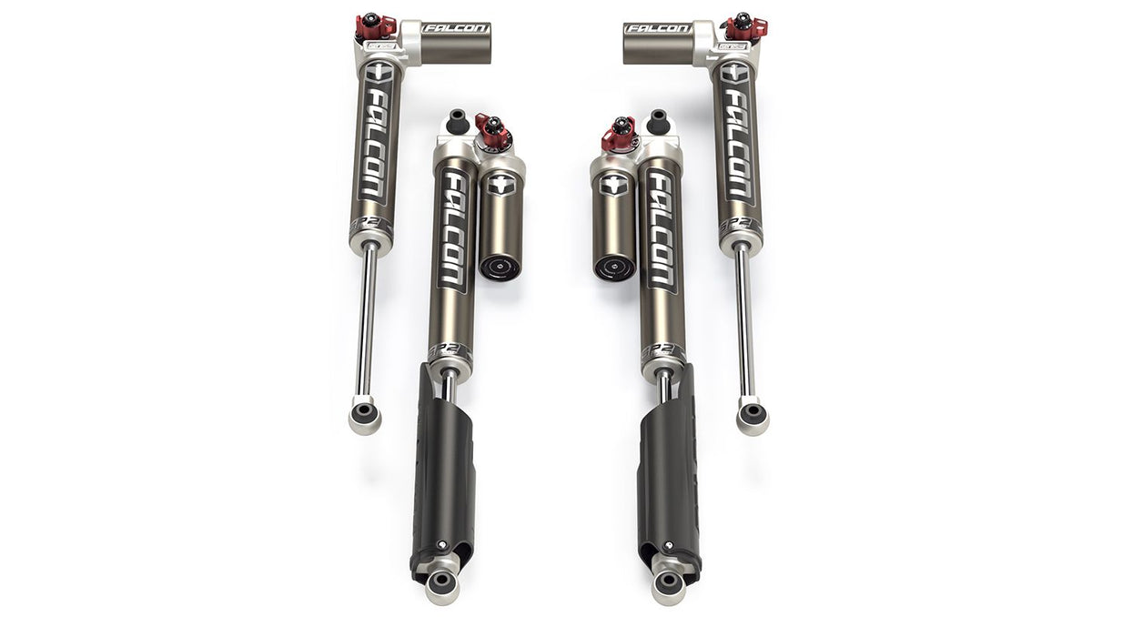 FALCON SP2 3.3 Fast Adjust Piggyback Shock Kit | 2-4.5" Lift, 4dr, EcoDiesel/4xe/392 | Jeep Wrangler JL (2018-2025) | P/N 11-02-33-400-202