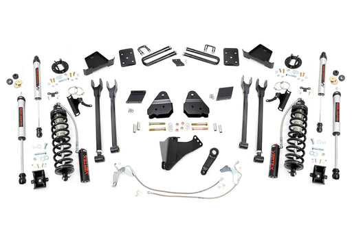 Rough Country 6 Inch Lift Kit, 4 Link, OVLD, C/O V2, Ford F-250 Super Duty (2015-2016)