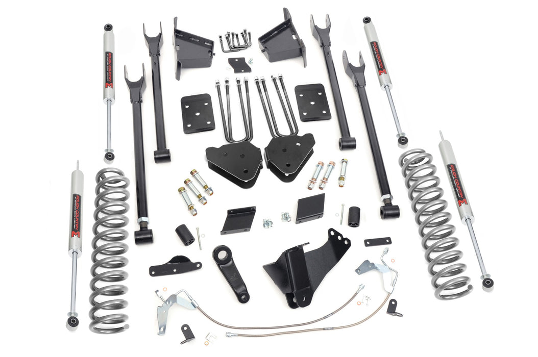 Rough Country 6 Inch Lift Kit - 4 Link - OVLD - M1 | Ford F-250 Super Duty 4WD (2015-2016)