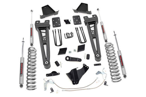 Rough Country 6 Inch Lift Kit, Diesel, Radius Arm, OVLD, Ford F-250 Super Duty (2011-2014)
