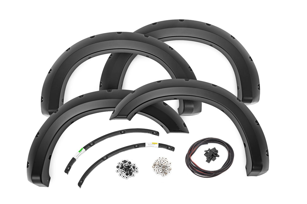 Rough Country Pocket Fender Flares - J7 Magnetic Gray | Ford F-250/F-350 Super Duty (11-16)