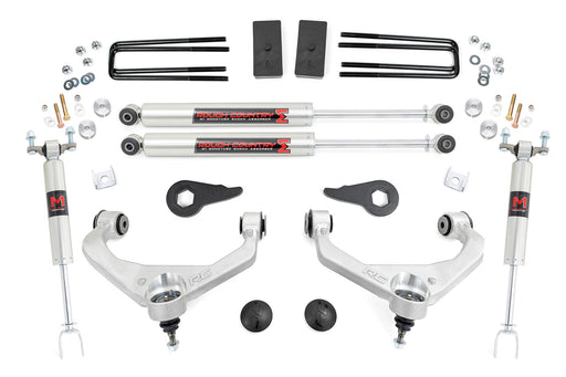 Rough Country 3.5 Inch Lift Kit, M1, w/ Overloads, Chevy/GMC 2500HD/3500HD (2011-2019)