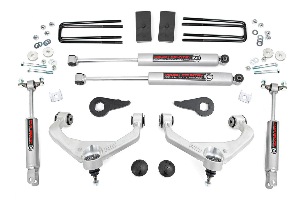 Rough Country 3.5 Inch Lift Kit - w/ Overloads | Chevy/GMC 2500HD/3500HD (11-19)