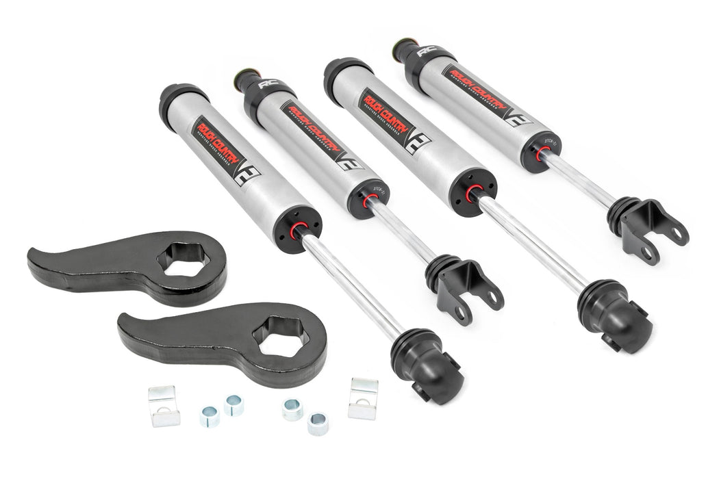 Rough Country 1.5-2 Inch Leveling Kit, V2, Chevy/GMC 2500HD/3500HD (2011-2019)