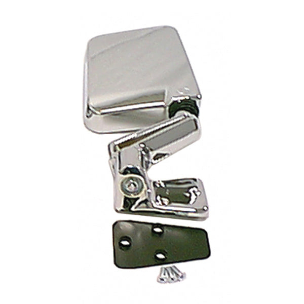 Door Mirror, Right, Chrome; 87-02 Jeep Wrangler YJ/TJ