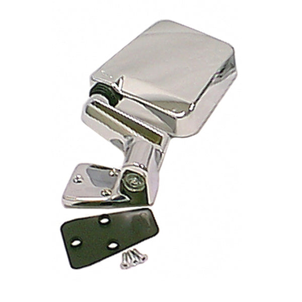 Door Mirror, Left, Chrome; 87-02 Jeep Wrangler YJ/TJ