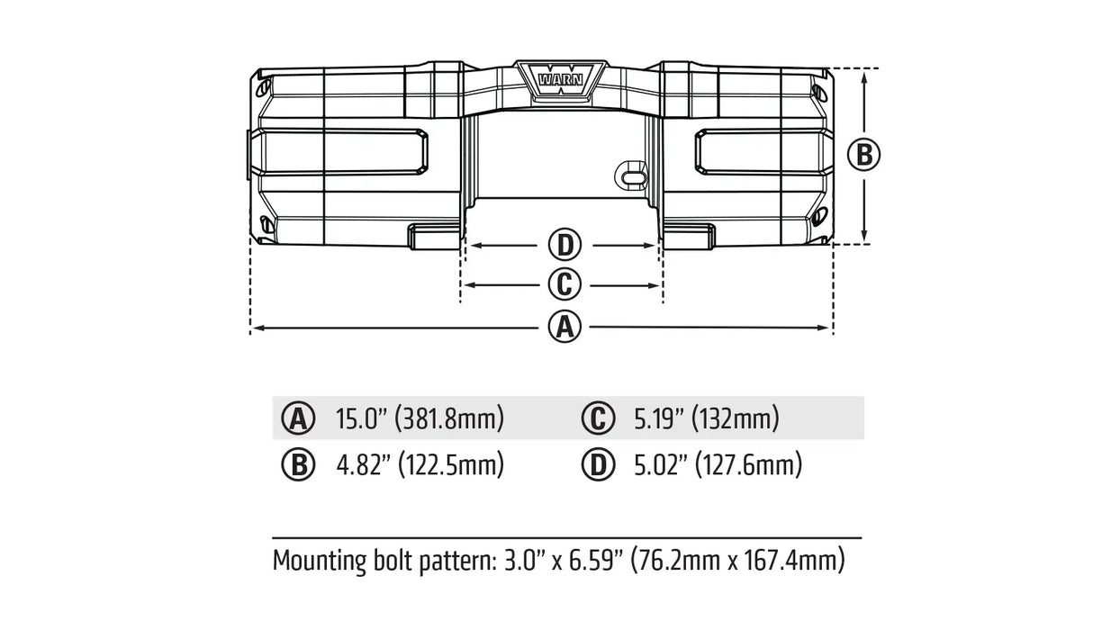 WARN AXON 45 Winch with Plow Mode, view 3