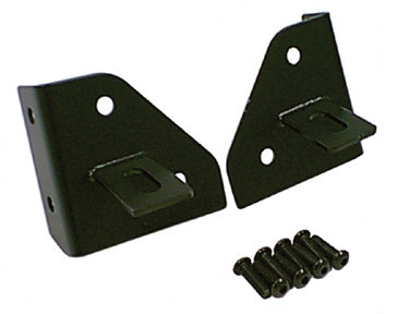 Rugged Ridge Light Mount Bracket Kit | Windshield | Jeep CJ/Wrangler YJ (1976-1995) | P/N 11027.01