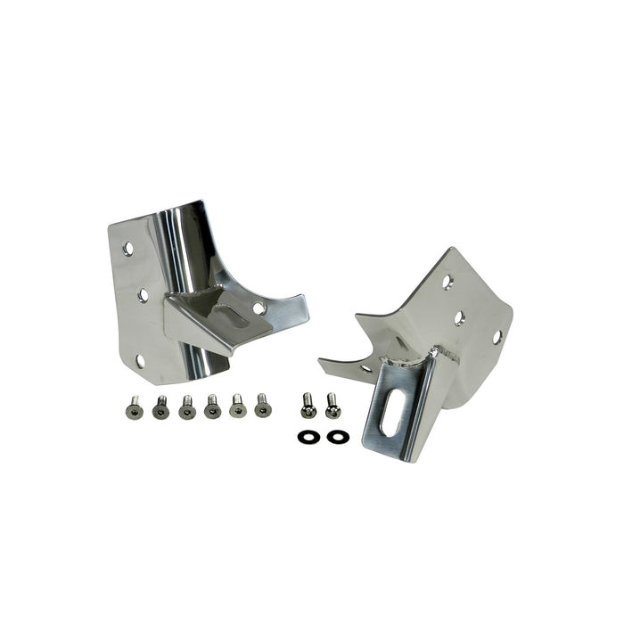 Rugged Ridge Light Mounting Brackets | Windshield, Stainless Steel | TJ (1997-2006) | P/N 11028.02