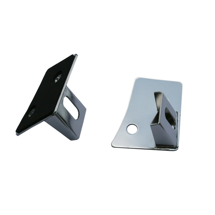 Rugged Ridge Light Mounting Brackets | Windshield, Stainless Steel | Jeep Wrangler (2007-2018) | P/N 11028.03