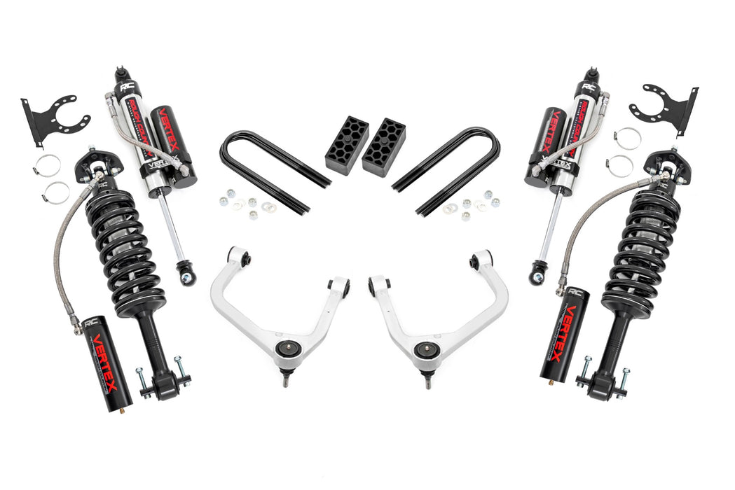 Rough Country 3.5 Inch Lift Kit, Vertex, Chevy Silverado 1500 2WD/4WD (2025), view 2