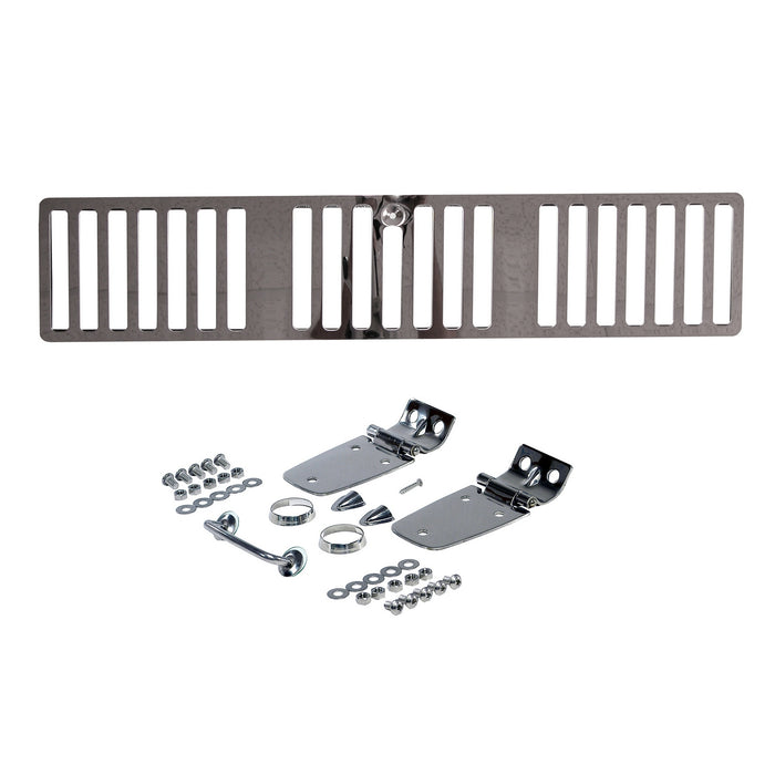 Rugged Ridge Stainless Steel Hood Kit | Jeep Wrangler TJ (1997) | P/N 11101.02