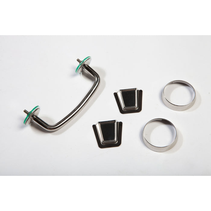 Hood Tie Down Kit, Stainless Steel; 13-18 Jeep Wrangler JK