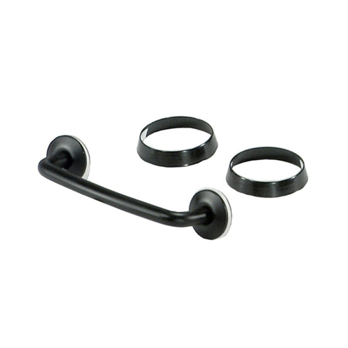 Rugged Ridge Windshield Tie Down Kit | Black | Jeep Wrangler (1997-2006) | P/N 11104.03