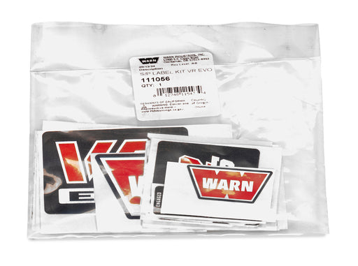WARN Replacement Label Kit, VR EVO